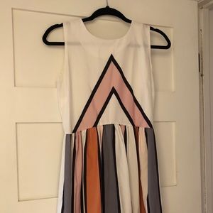 Striped summer day dress